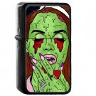 15 Zombie Del Rey - Oil Windproof Flip Top Black Lighters Briquet Encendedor