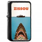 26 Zissou - Oil Windproof Flip Top Black Lighters Briquet Encendedor