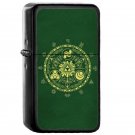 45 Legend of Zelda Triforce Art Logo - Oil Windproof Flip Top Black Lighters Briquet Encendedor