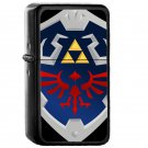 Legend of Zelda Hylian Shield - Oil Windproof Flip Top Black Lighters Briquet Encendedor