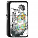 Zayn Sketch - Oil Windproof Flip Top Black Lighters Briquet Encendedor