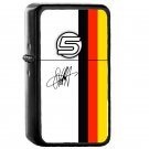Vettel Helmet Sig - Oil Windproof Flip Top Black Lighters Briquet Encendedor