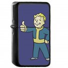 Vault Boy Fallout Series - Oil Windproof Flip Top Black Lighters Briquet Encendedor