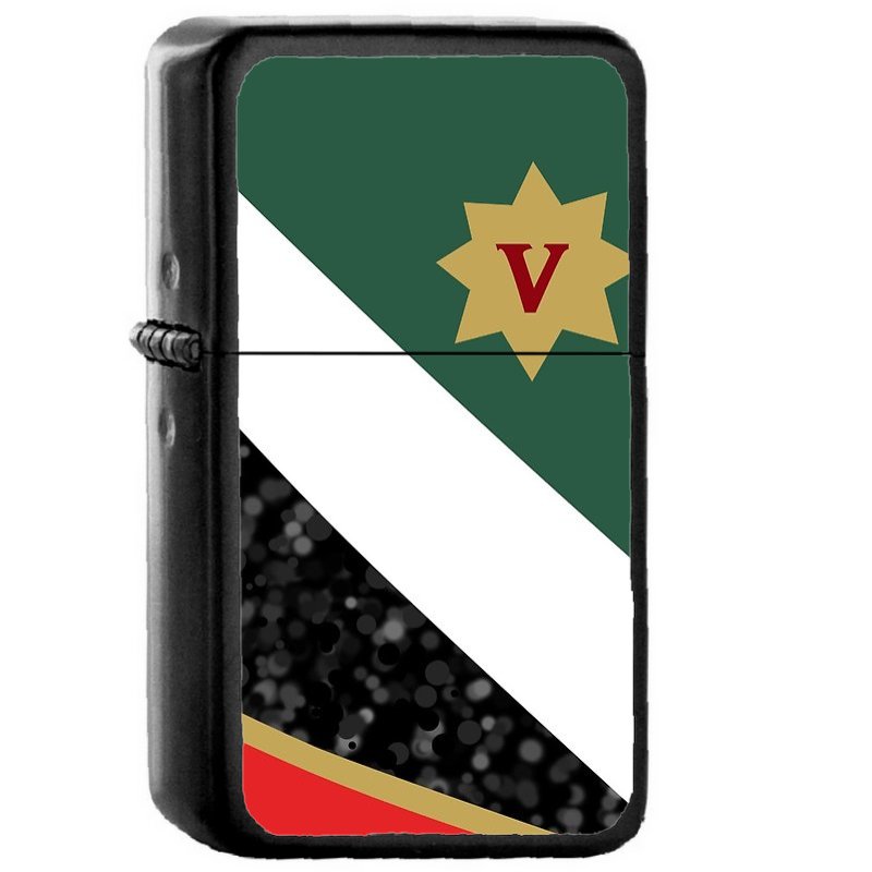 Vanguard 2015 - Oil Windproof Flip Top Black Lighters Briquet Encendedor