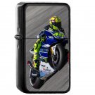 Valentino Rossi At Laguna Seca 2013 - Oil Windproof Flip Top Black Lighters Briquet Encendedor