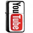 Youtube Stars - Oil Windproof Flip Top Black Lighters Briquet Encendedor