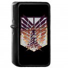 Wings Of Freedom - Oil Windproof Flip Top Black Lighters Briquet Encendedor