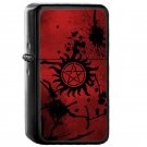 Winchester And Sons Supernatural - Oil Windproof Flip Top Black Lighters Briquet Encendedor