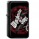 Winchester And Sons Supernatural - Oil Windproof Flip Top Black Lighters Briquet Encendedor