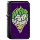 Why So Serious Joker - Oil Windproof Flip Top Black Lighters Briquet Encendedor