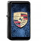 Wet Porsche - Oil Windproof Flip Top Black Lighters Briquet Encendedor
