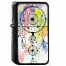 Watercolor Tumblr Dreamcatcher - Oil Windproof Flip Top Black Lighters Briquet Encendedor