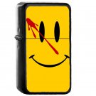 Watchmen - Oil Windproof Flip Top Black Lighters Briquet Encendedor