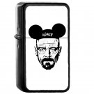 Walter White Micky Mouse Heisenberg Breaking Bad Oil Windproof Flip Top Black Lighters