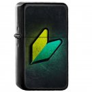 Wakaba - Oil Windproof Flip Top Black Lighters Briquet Encendedor