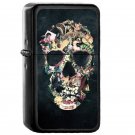 Vintage Skull - Oil Windproof Flip Top Black Lighters Briquet Encendedor