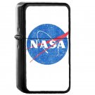 Vintage Retro Nasa - Oil Windproof Flip Top Black Lighters Briquet Encendedor