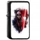Star Wars Fan Art Red Laser Gun Sword - Oil Windproof Flip Top Black Lighters Briquet Encendedor