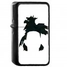 The Weeknd Black White - Oil Windproof Flip Top Black Lighters