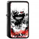 Japanese Kaneki Ken Tokyo Ghoul - Oil Windproof Flip Top Black Lighters