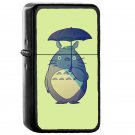 1344 Totoro Japanese Anime - Oil Windproof Flip Top Black Lighter