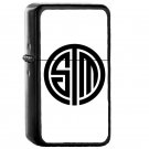 1199 Tsm - Oil Windproof Flip Top Black Lighter