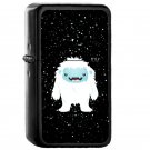Yeti - Oil Windproof Flip Top Black Lighters Briquet Encendedor