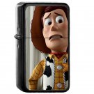 Woody - Oil Windproof Flip Top Black Lighters Briquet Encendedor