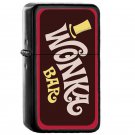 Wonka Chocolate Bar - Oil Windproof Flip Top Black Lighters Briquet Encendedor