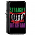 Straight Outta Arkham - Oil Windproof Flip Top Black Lighters Briquet Encendedor