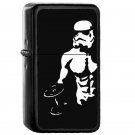 Stormtrooper Star Wars Fitness Muscle Traing Workout - Oil Windproof Flip Top Black Lighters