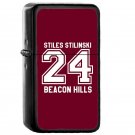 Stiles Stilinski 24 - Oil Windproof Flip Top Black Lighters Briquet Encendedor