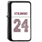 Stiles Quote Jersey - Oil Windproof Flip Top Black Lighters Briquet Encendedor