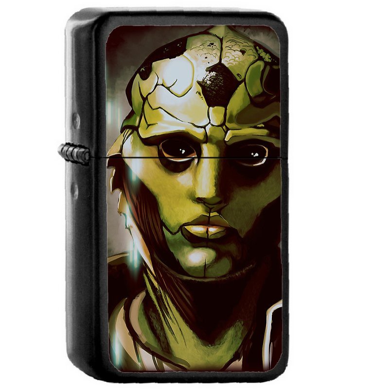 Thane Krios Mass Effect - Oil Windproof Flip Top Black Lighters Briquet Encendedor