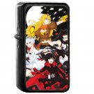 Team Rwby - Oil Windproof Flip Top Black Lighters Briquet Encendedor