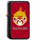 Team Fire Ferrets - Oil Windproof Flip Top Black Lighters Briquet Encendedor