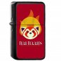 Team Fire Ferrets - Oil Windproof Flip Top Black Lighters Briquet Encendedor