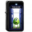 Tardis Monster Inc Doctor Who - Oil Windproof Flip Top Black Lighters Briquet Encendedor