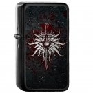 The Inquisition - Oil Windproof Flip Top Black Lighters Briquet Encendedor 1
