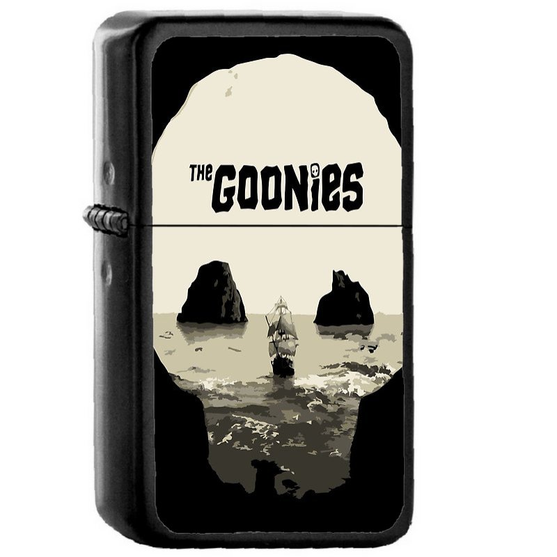 The Goonies - Oil Windproof Flip Top Black Lighters Briquet Encendedor 1