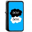 The Fault In Our Stars Okay - Oil Windproof Flip Top Black Lighters Briquet Encendedor 1