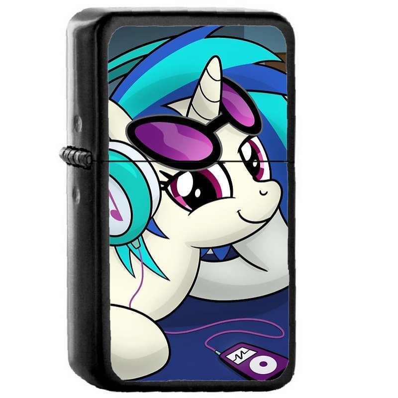 The Audiophile Vinyl Scratch Poster - Oil Windproof Flip Top Black Lighters Briquet Encendedor 1