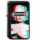 Supreme Marilyn Monroe - Oil Windproof Flip Top Black Lighters Briquet Encendedor