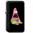 Surprised Patrick - Oil Windproof Flip Top Black Lighters Briquet Encendedor