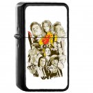 Tarantino Collection - Oil Windproof Flip Top Black Lighters Briquet Encendedor