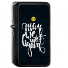 The 100 May We Meet Again - Oil Windproof Flip Top Black Lighters Briquet Encendedor 1