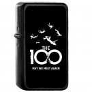 The 100 Meet Again - Oil Windproof Flip Top Black Lighters Briquet Encendedor