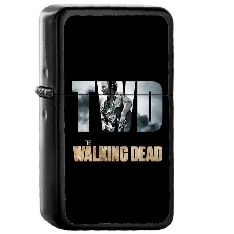 The Walking Dead - Oil Windproof Flip Top Black Lighters Briquet Encendedor