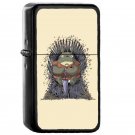 The Umbrella Throne Totoro Game of Thrones - Oil Windproof Flip Top Black Lighters