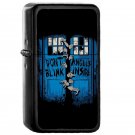 The Walking Angels - Oil Windproof Flip Top Black Lighters Briquet Encendedor